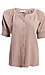 Button Front Textured Blouse Thumb 1