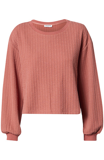 Textured Crop Sweater Slide 1