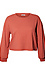 Long Sleeve Textured Crop Top Thumb 1