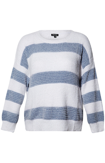 Stripe Long Sleeve Pullover Slide 1