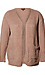 Teddy Open Front Cardigan Thumb 1