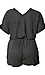 V-Neck Textured Romper Thumb 2