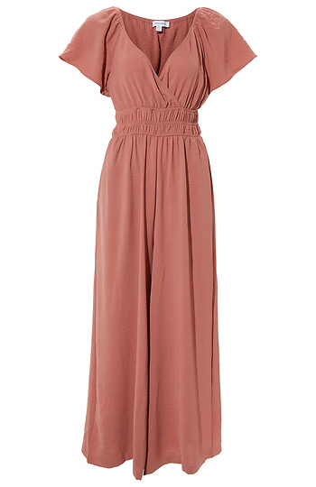 Surplice Jumpsuit Slide 1