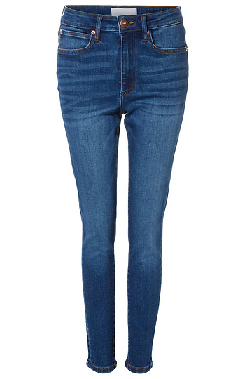 Ankle High Rise Jean Slide 1