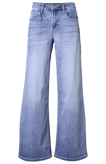 Flare Leg Denim Jeans Slide 1