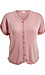 Knit Buttoned Twist Front Top Thumb 1