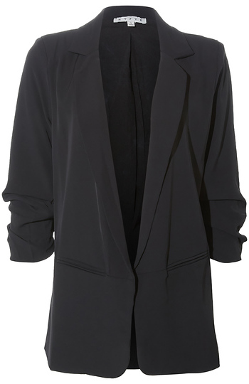 Ruched Sleeve Blazer Slide 1