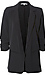 Ruched Sleeve Blazer Thumb 1