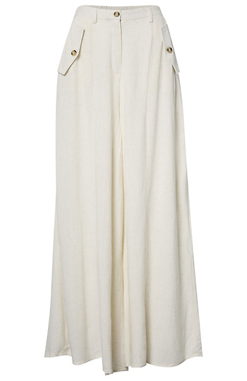 Wide Leg Elastic Back Pant Slide 1