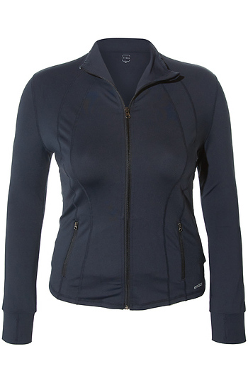 Fitted Zip Up Jacket Slide 1