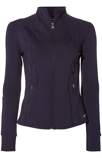 Fitted Zip Up Jacket Slide 1