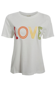 Multicolor Love T Shirt Slide 1