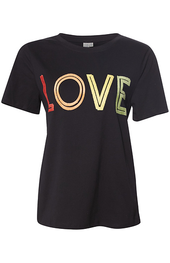 Multicolor Love T Shirt Slide 1