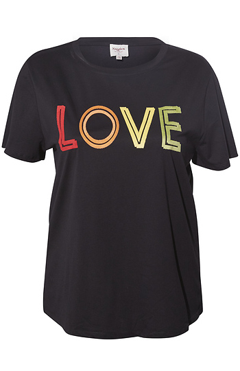 Multicolor Love T Shirt Slide 1