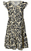 Printed Button Front Mini Dress Thumb 1