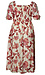 Floral Puff Sleeve Midi Dress Thumb 2