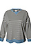 Contrast Trim Stripe Long Sleeve Thumb 1