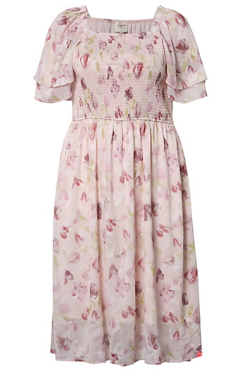 Floral Printed Maxi Dress Slide 1