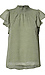 Smocked Neck Ruffle Blouse Thumb 1