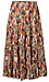 Floral Tiered Skirt Thumb 1