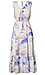 Watercolor Printed Dress Thumb 1