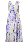 Watercolor Printed Dress