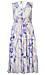 Watercolor Printed Dress Thumb 1