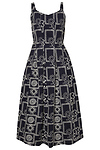 Embroidered Midi Dress
