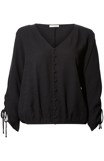 Ruched Sleeve Blouse Slide 1