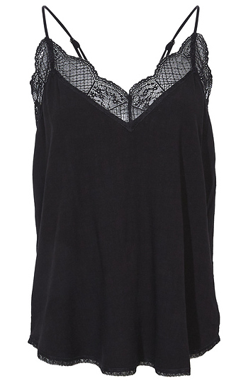 Lace Trim Cami Slide 1
