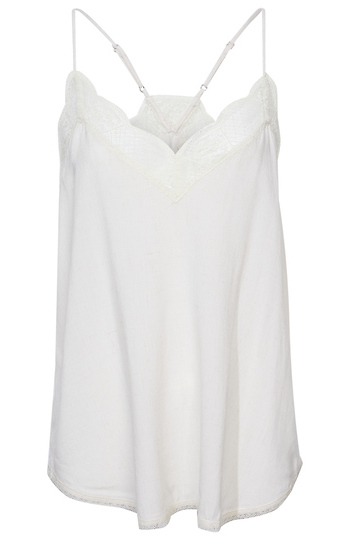 Lace Trim Cami Slide 1
