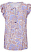 Split Neck Tie Blouse Thumb 1