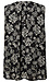 Black Floral Button Front Tank Thumb 2