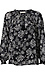 Floral Print V-Neck with Tie Blouse Thumb 1