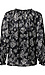 Floral Print V-Neck with Tie Blouse Thumb 2