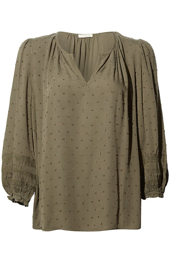 Swiss Dot Blouse Slide 1