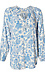 Smocked Neck Peasant Blouse Thumb 1