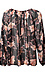 Floral Tie Front Blouse Thumb 2