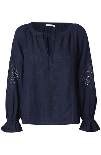 Long Sleeve Lace Top Slide 1