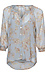 3/4 Sleeve Floral Blouse Thumb 1