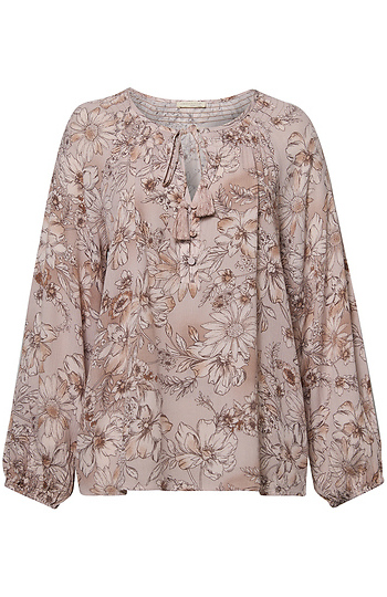 Floral Long Sleeve Blouse Slide 1