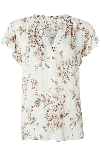 Flutter Sleeve Blouse Slide 1