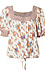 Floral Puff Sleeve Blouse Thumb 1