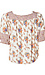 Floral Puff Sleeve Blouse Thumb 2