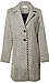 Chevron Coat with Side Pockets Thumb 1