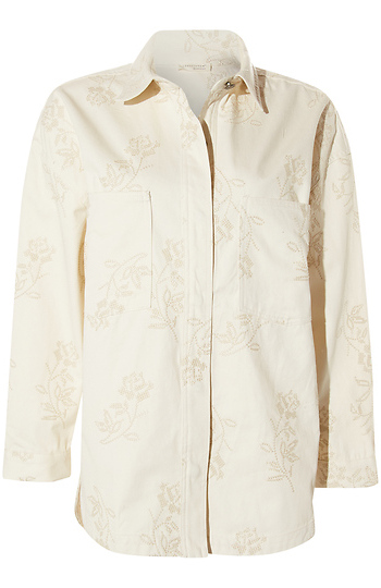 Embroidered Shacket Slide 1