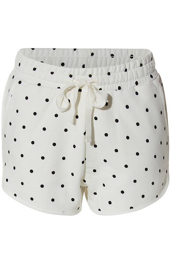 Polkadot Drawstring Shorts Slide 1
