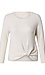 Front Knot Long Sleeve Knit Top Thumb 1