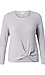 Front Knot Long Sleeve Knit Top Thumb 1