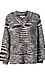 Striped V-Neck Pullover Thumb 1
